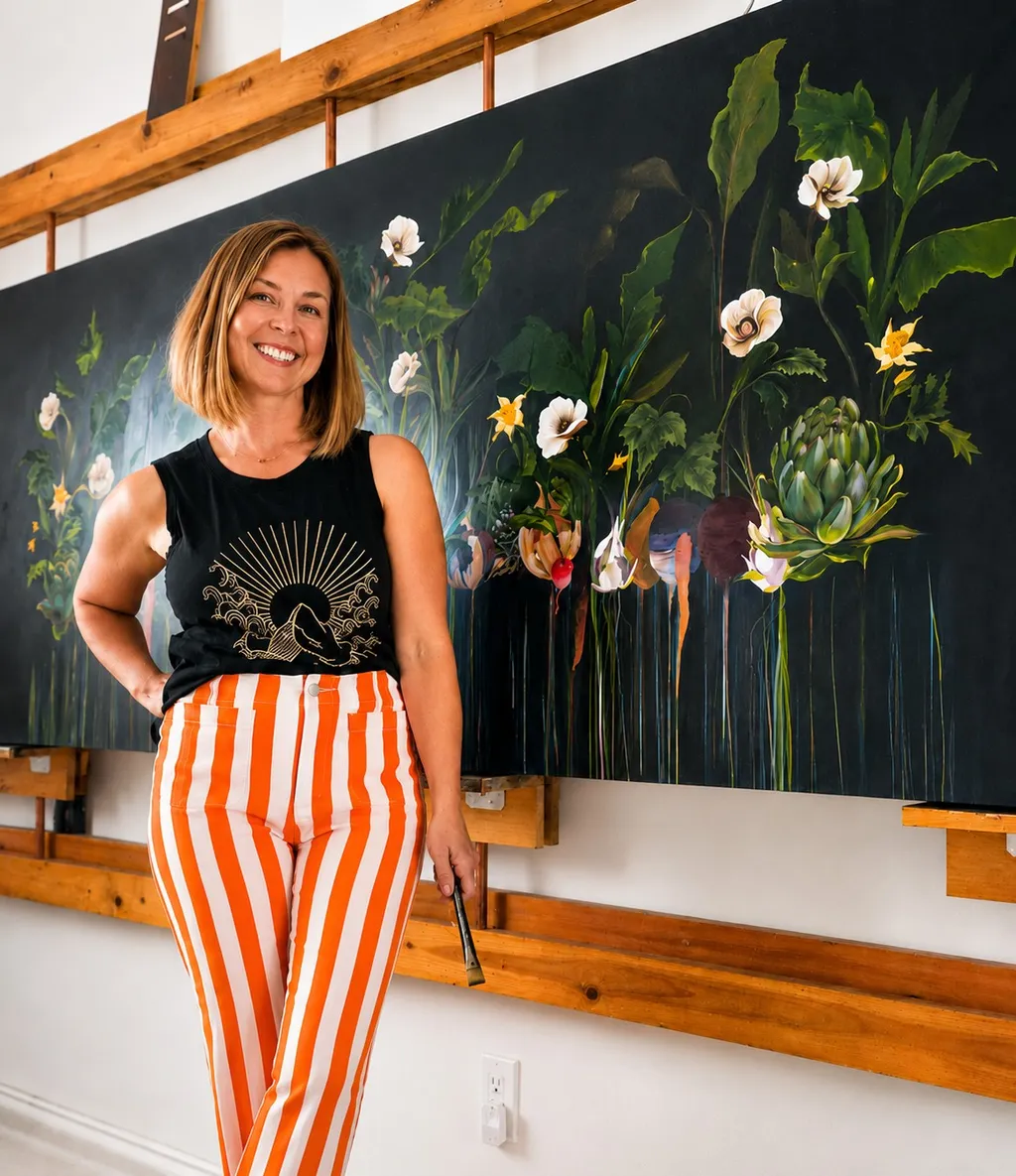 Anna Hileman in her Colorado studio